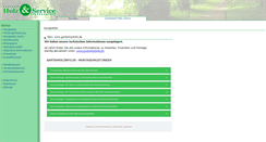 Desktop Screenshot of holzundservice.com